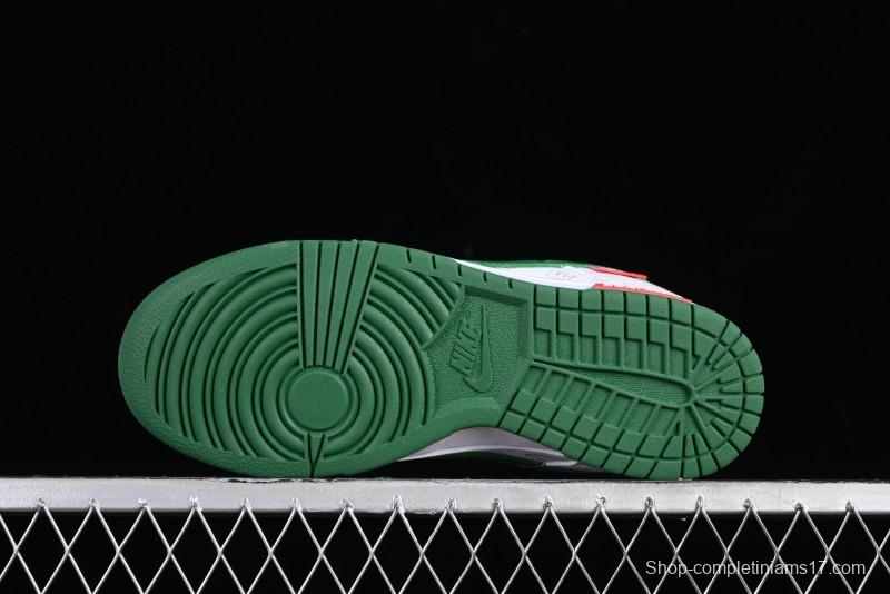 Supreme x Nike Dunk Low SB Skate Shoes with Zoom Air Cushion - XD6188-033