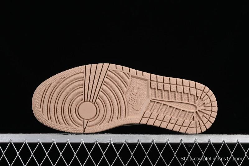 Nike Travis Scott x Air Jordan 1 Low OG AJ1 Reverse Swoosh Sneakers - DM7866-106