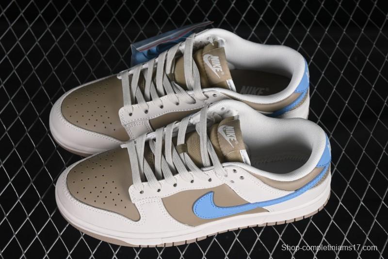 Nike Dunk Low Retro Premium Casual Sneakers in Caramel Cream - HQ1175-240