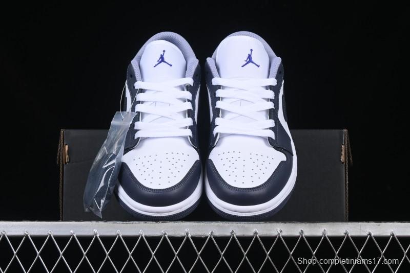 Nike Air Jordan 1 Low AJ1 Haze Purple Casual Sneakers - 553558-145