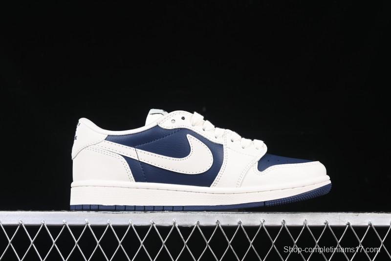Nike Travis Scott x Fragment Design x Air Jordan 1 Low OG SP AJ1 Burberry Collaboration - BB6588-312