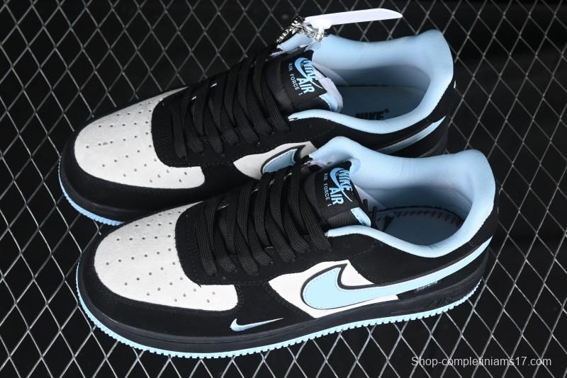 Nike Air Force 1 '07 Low Supreme Collaboration Tiffany Blue Low-Top Casual Sneakers - DF0188-025