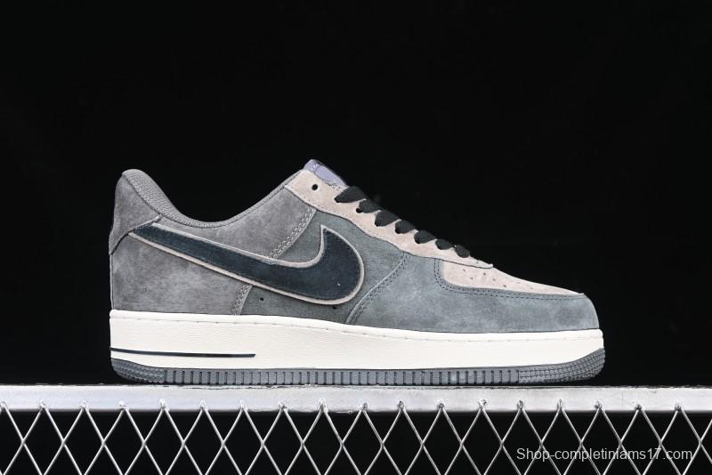 Nike Air Force 1'07 Low "Black Eight" Custom Casual Sneakers for Autumn Winter - YD2425-808