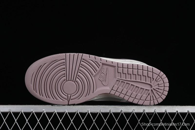 Nike Supreme SB Dunk Low Custom High-End Casual Skateboarding Shoes with Light Pink Colorway - RM2308-331