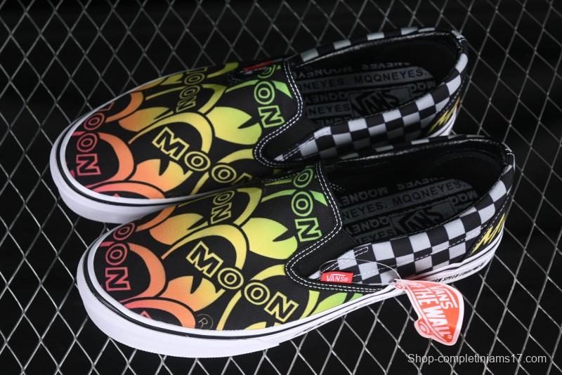 Mooneyes x Vans Slip-On Low-Top Casual Skate Shoes - VN000CP6BHG