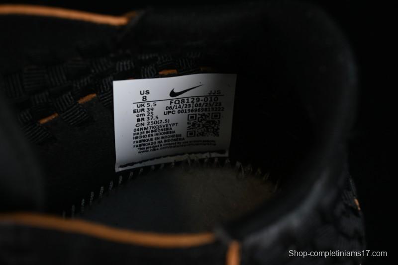 Nike Air Footscape Woven Asymmetrical Woven Slip-Resistant Low-Top Lifestyle Sneakers - FQ8129-010