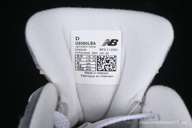 New Balance NB9060 Series Retro Casual Running Shoes with ABZORB Cushioning - U9060LBA