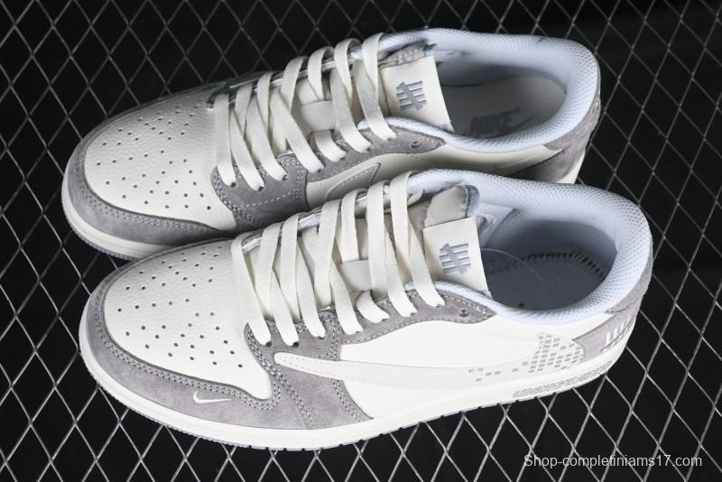 Nike Travis Scott x Fragment Design x Air Jordan 1 Low OG SP AJ1 Retro Casual Sneakers - DM7866-048