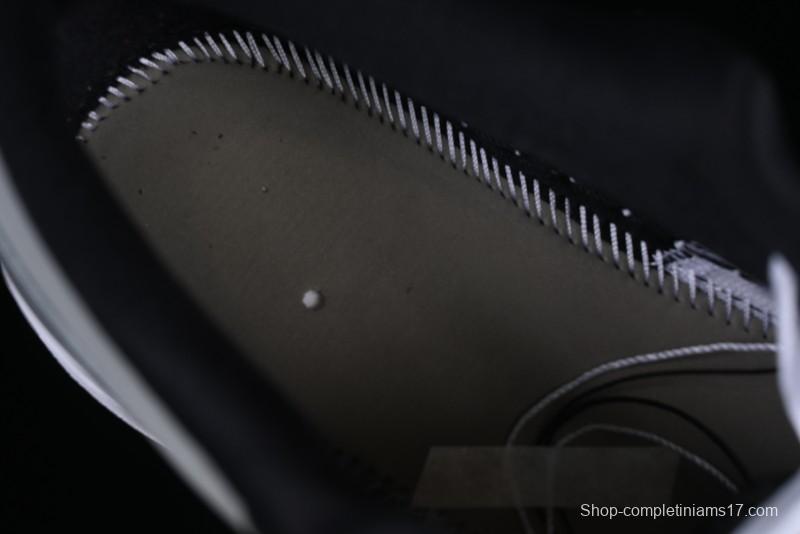 Nike Air Jordan 1 Low Retro Casual Sneakers with Black Swoosh - HF3148-106