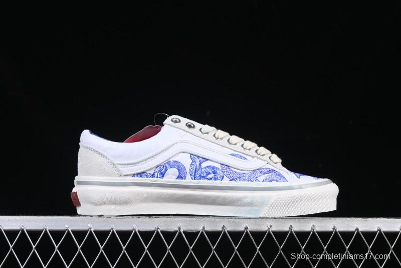 Vans Old Skool Year of the Snake Limited Edition Low-Top Casual Skate Shoes - VN000D57CDA