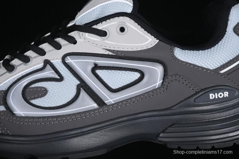 Dior B30 Sneakers with Reflective CD30 Logo and Lightweight Rubber Sole - CD30