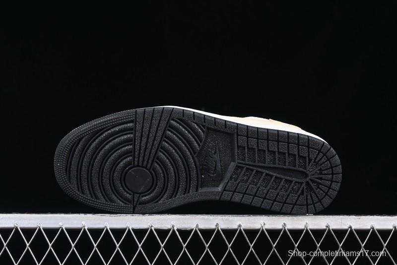 Nike Travis Scott x Air Jordan 1 Low OG AJ1 Reverse Swoosh Collaboration Sneakers - DM7866-812