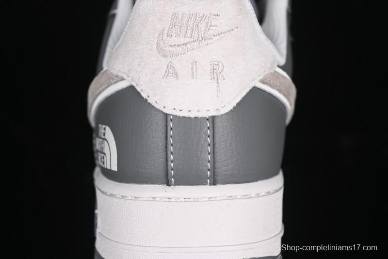 Nike Air Force 1 '07 Low North Face Collaboration Light Grey Two-Tone Low-Top Casual Sneakers - DM6688-046
