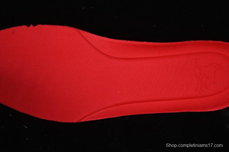 Christian Louboutin Funnyto Flat Comfortable Fashion Low-Top Sneakers in White Yellow Red - X.D4