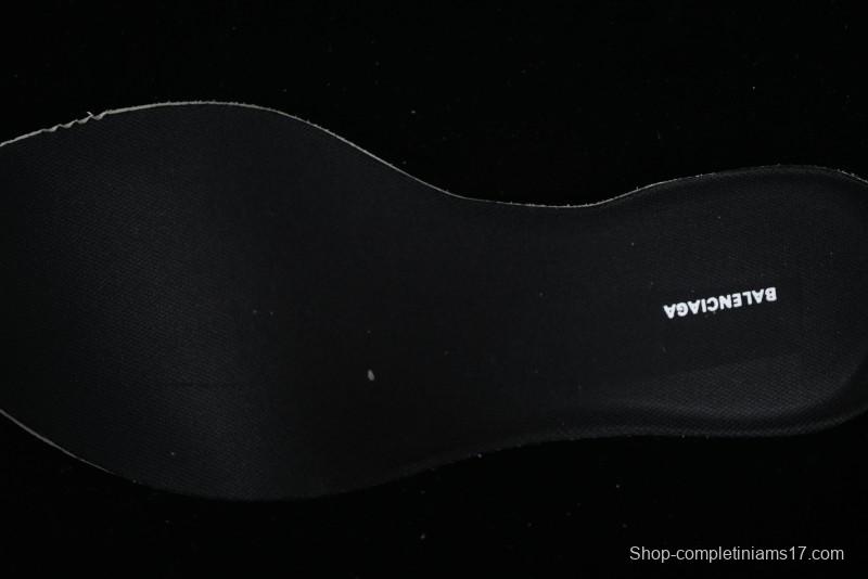 Balenciaga Monday Leather Round Toe Lace-Up Low-Top Casual Shoes - WDTSC1000