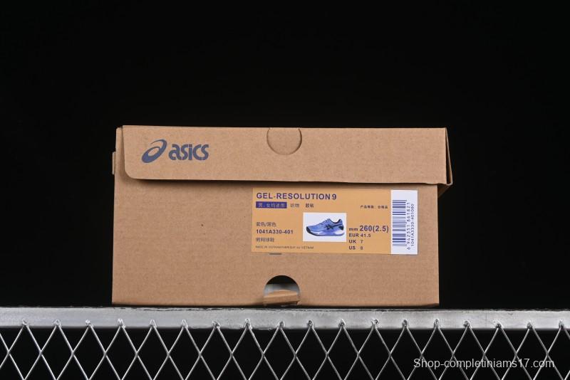 Asics Gel-Resolution 9 Retro Breathable Cushioned Casual Running Shoes - 1041A330-401