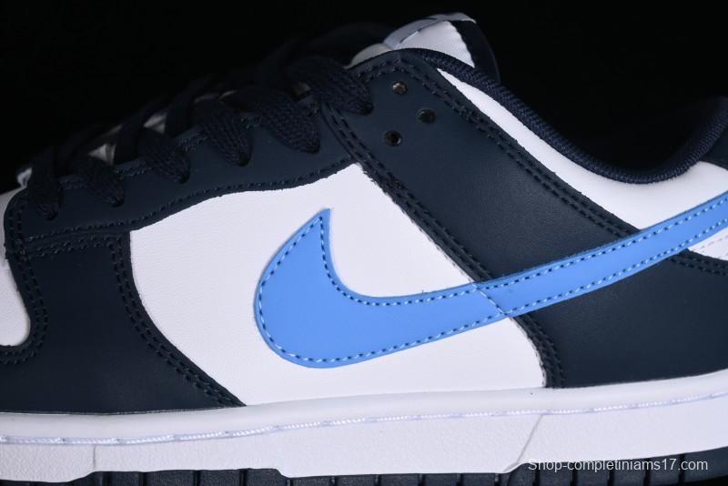 Nike Dunk Low SB Casual Skate Shoes in Obsidian/University Blue Colorway - FN7800-400