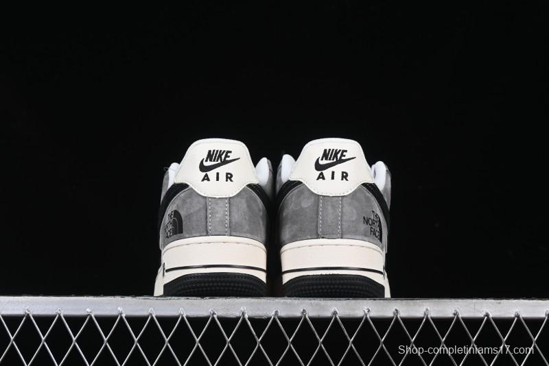 Nike Air Force 1'07 Low The North Face Collaboration Black Beige Grey Casual Sneakers - XZ6188-976