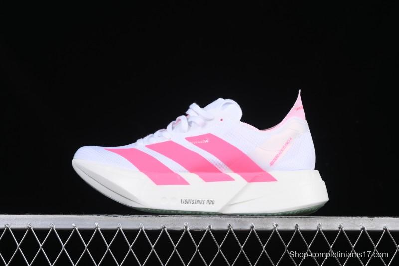 Adidas Adizero Adios 4 M Running Shoes Lightweight Breathable Low-Top - JS1833