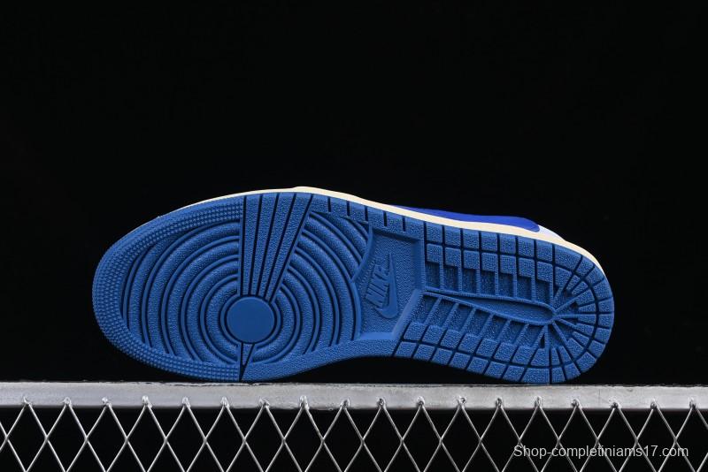 Nike Travis Scott x Air Jordan 1 Low OG AJ1 Reverse Swoosh Sneakers - DM7866-104