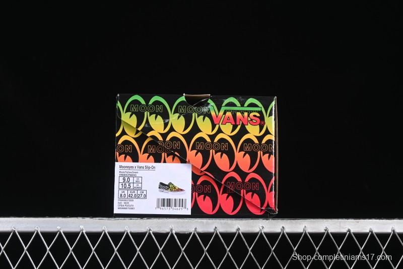 Mooneyes x Vans Slip-On Low-Top Casual Skate Shoes - VN000CP6BHG