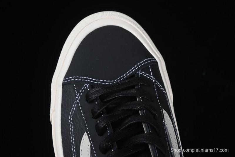 Vans Premium Old Skool 36 Full-Grain Leather Retro Skate Shoes - VN000D57BLK