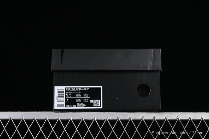 Nike Field General 82 Casual Sneakers with Classic Black & White Colorway - FQ8762-100