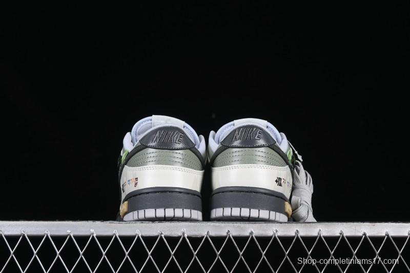 Nike Dunk Retro Low-Top Casual Sneakers with Panda Mischief Mountain Theme - DD1391-103