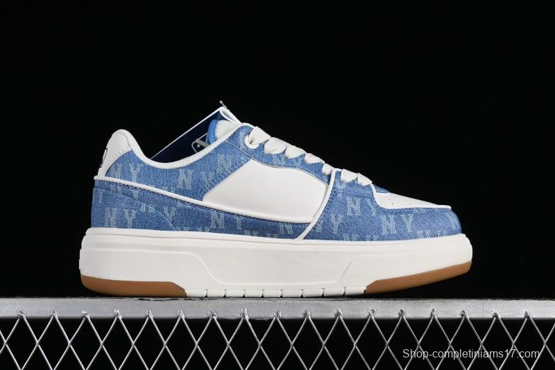 MLB Chunky Liner Basic Height Increasing Platform Sneakers with 6cm Inner Lift - 3ASXCLD4N50BLS