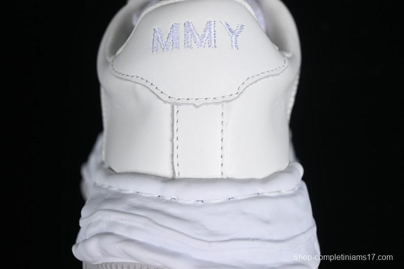 Wayne Original Sole Leather Low Sneaker with Deconstructed Ice Cream Sole - MMY