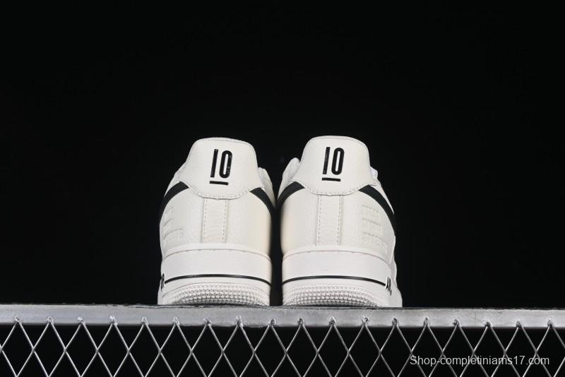 Nike Air Force 1 '07 Low Ted x Portland Triple Collaboration Reflective Black Casual Sneakers - DD8959-706