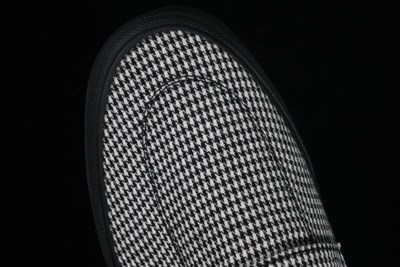 Vans Demons Style 53 Black White Retro Houndstooth Loafers - VN000CQPYER