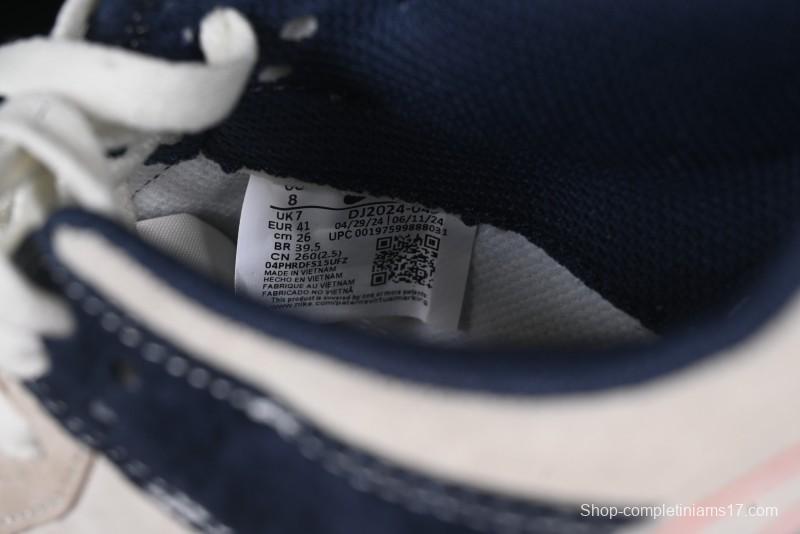 Nike SB Dunk Low Supreme Collaboration - Two-Tone White Swoosh Anniversary Customized Low-Top Casual Skate Shoes - DJ2024-045