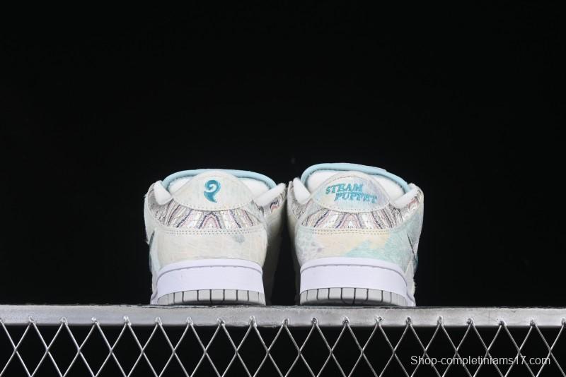 Nike Dunk Low CNY Year of the Dragon Limited Edition New Chinese Style Custom Steam Puppet - Third Prince White Aobing SB Low-top Casual Sneakers - DV0831-101