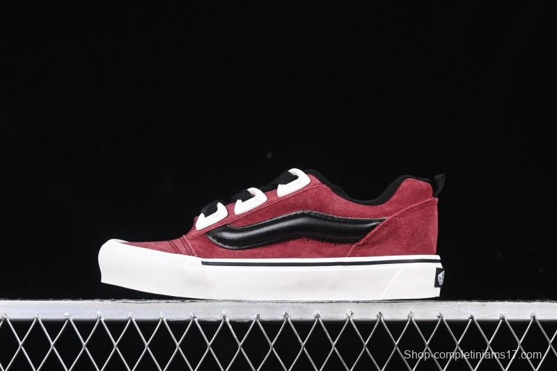 Vans Knu Skool DR Wine Red New Series Chunky Sneakers - VN000CZUVE8