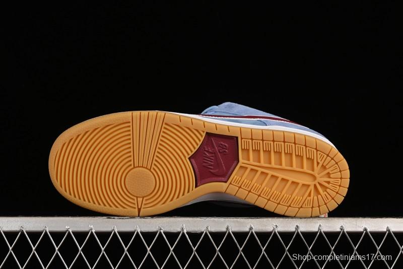 Nike SB Dunk Low "Phillies" Suede Casual Skate Shoes - DQ4040-400