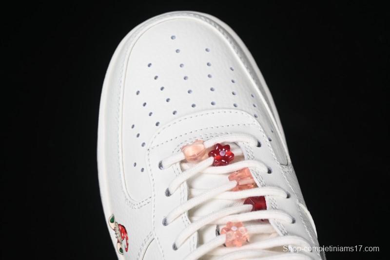 Nike Air Force 1 '07 Low "Grandma Christmas" Limited Edition Custom Casual Sneakers - FZ5068-616