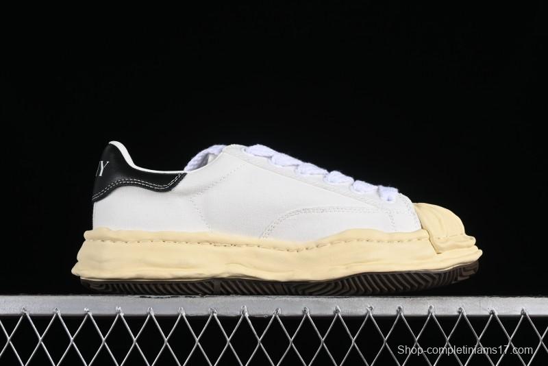 Wayne MMY Original Sole Leather Low Sneaker with Deconstructed Ice Cream Sole - W.E5