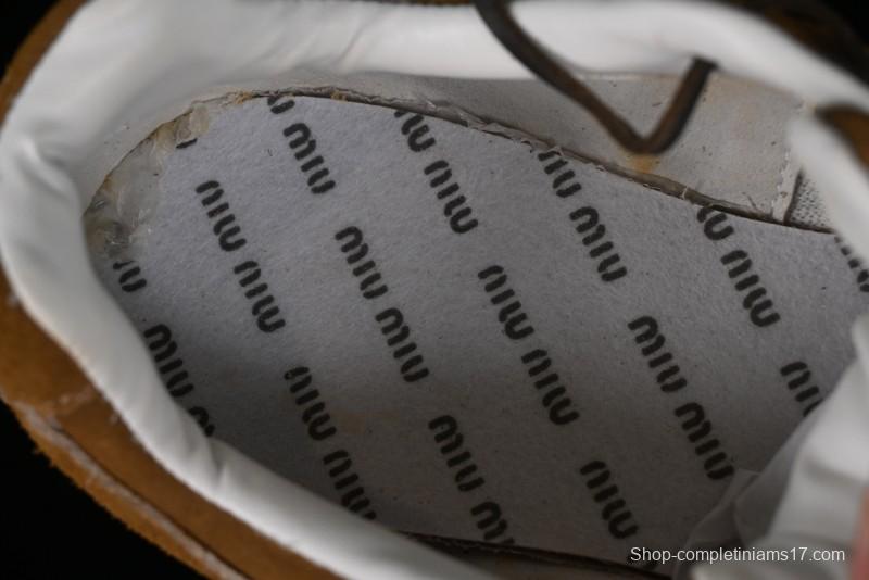 Miu Miu x New Balance 530 Low-Top Retro Running Sneakers with Deconstructed Design - AJD4