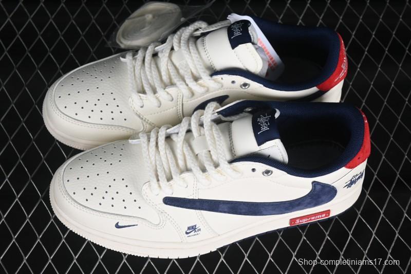 Nike Travis Scott x Fragment Design x Air Jordan 1 Low OG SP AJ1 Low Top Casual Sneakers - SJ2068-147