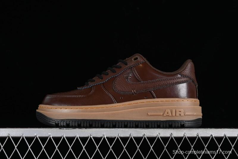 Nike Air Force 1 Low Luxe Casual Sneakers with Thick Sole and Waterproof Design - DM2451-200