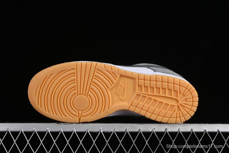 Nike Dunk Low SB Grey Gum Retro Skate Shoes with Suede Overlays - FV0389-100