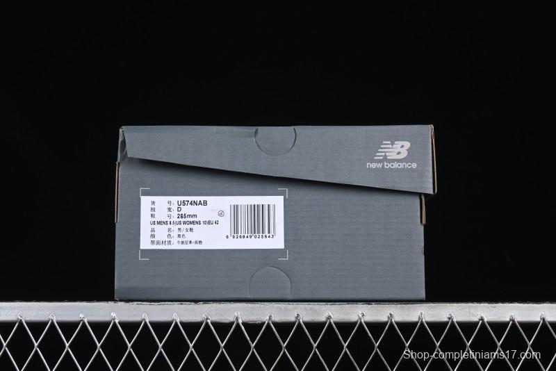 New Balance 574 Series Retro Casual Running Shoes - U574NAB