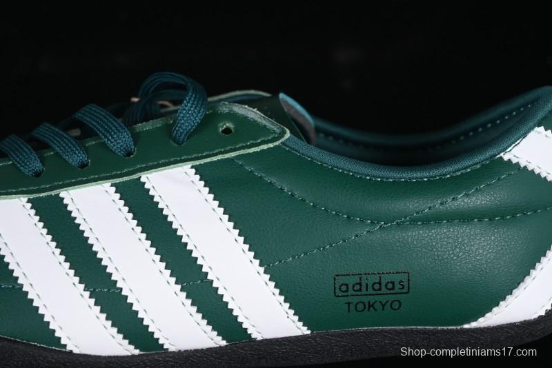 Adidas Tokyo Classic Sneakers - Forest Green & White