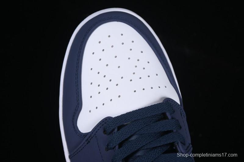 Nike Air Jordan 1 Low AJ1 Patriot Blue Red Low-Top Casual Lifestyle Sneakers - CZ8454-400