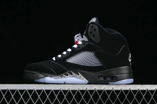 Nike Air Jordan 5 Retro Black "Metallic Reimagined" Basketball Shoes - HF3975-001