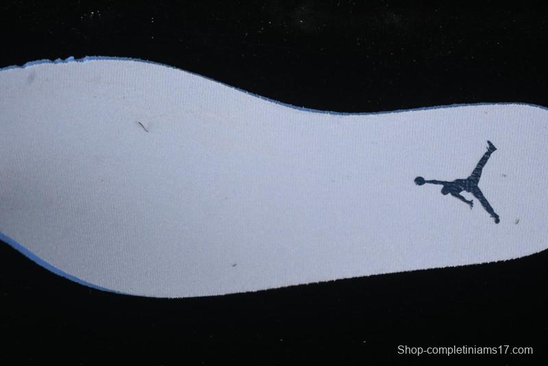 Nike Air Jordan 1 Low AJ1 Casual Sneakers with Cream and Blue Accents - 553558-146