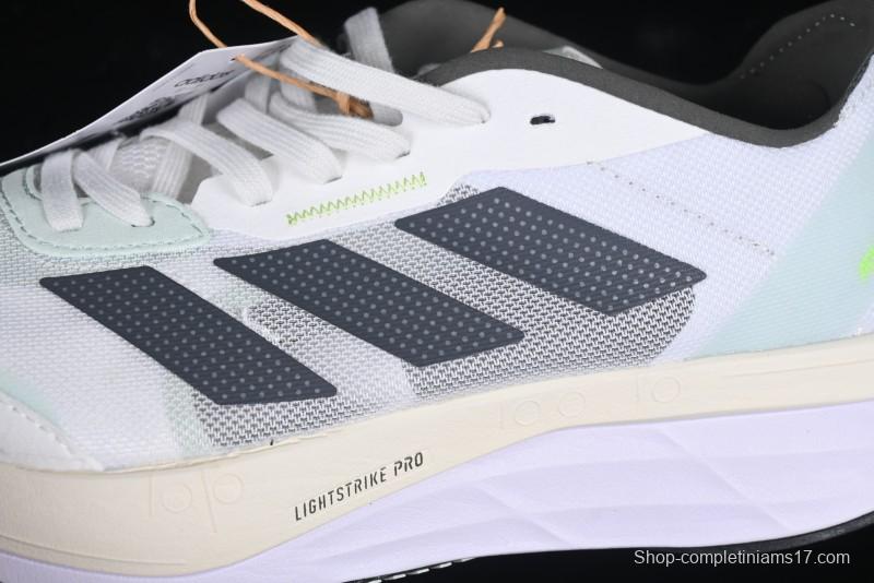 Adidas Lightstrike Pro Running Shoes - White/Black Neon Edition