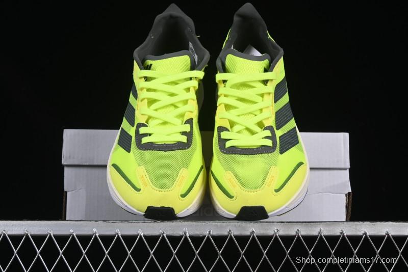 Adidas Adizero Lightstrike Pro Running Shoes - Neon Yellow/Black