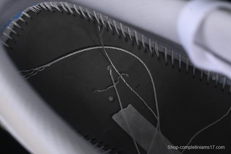 Nike Air Jordan 1 Low AJ1 Casual Sneakers with Cream and Blue Accents - 553558-146